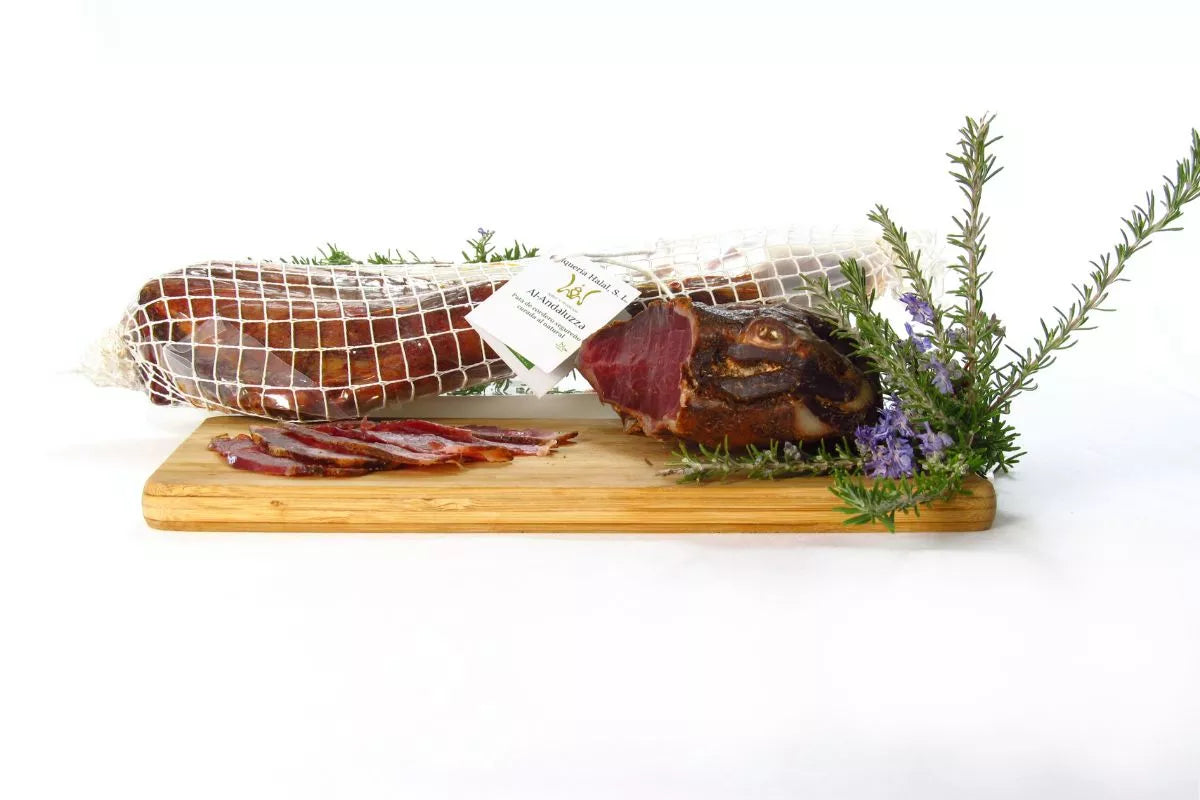 Jambon halal d'agneau de la Charcuterie halal artisanale Al-Andaluzza