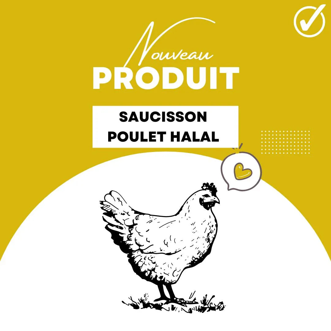 Saucisson poulet halal Al-Andaluzza
