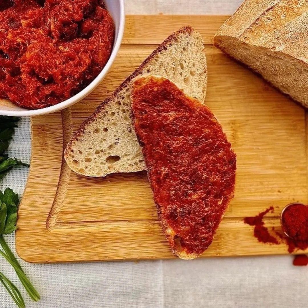 Sobrasada halal Al-Anduluzza au boeuf élobrée artisanalement en Andalousie au style de la sobrasada de mallorca