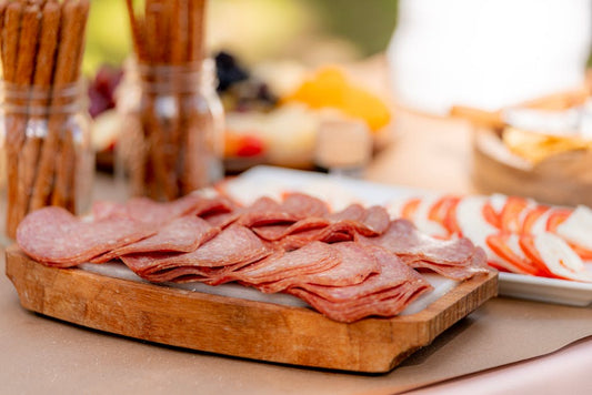 Charcuterie halal avec salami