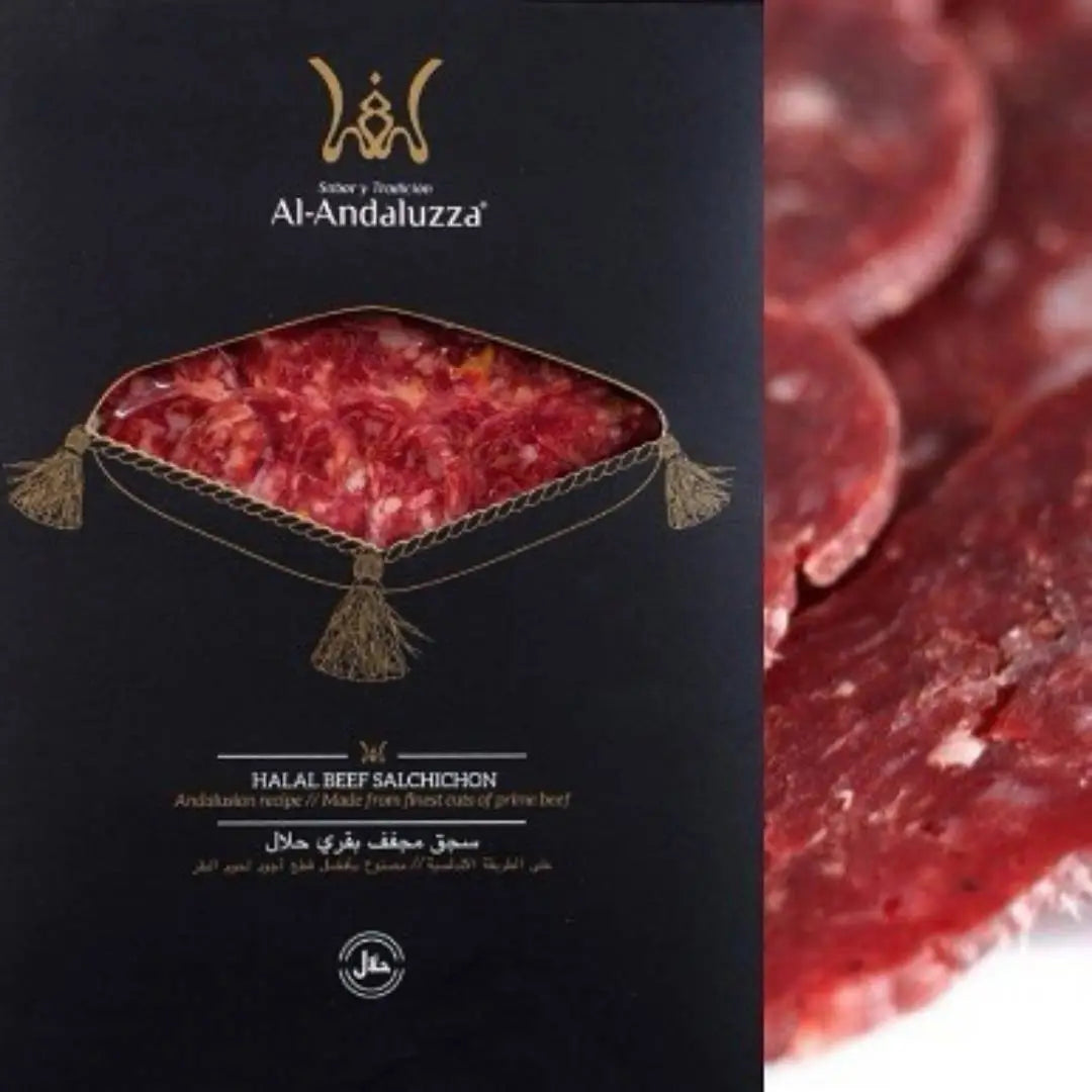 saucisson halal sec en tranches  | Al-Andaluzza